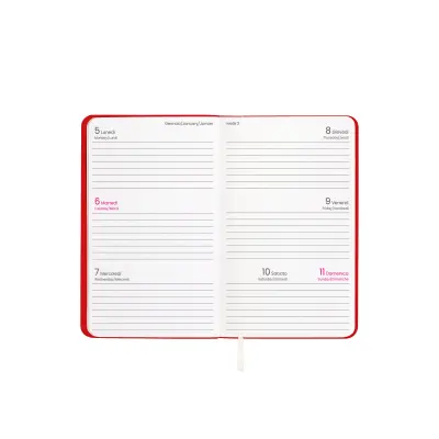 Agenda tascabile settimanale copertina in PU flessibile - Immagine 17
