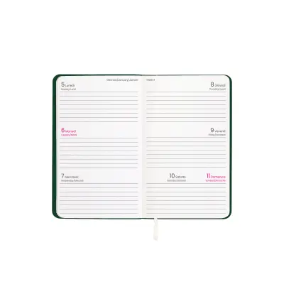 Agenda tascabile settimanale copertina in PU flessibile - Immagine 14