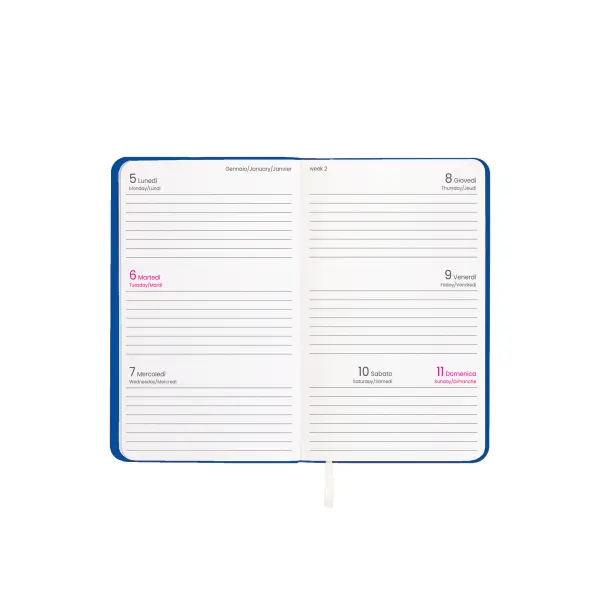 Agenda tascabile settimanale copertina in PU flessibile - Immagine 5