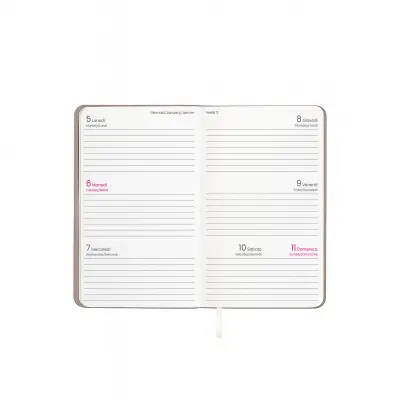 Agenda tascabile settimanale copertina in PU flessibile - Immagine 2