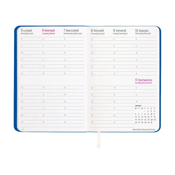 Agenda settimanale copertina flessibile in PU - Immagine 5