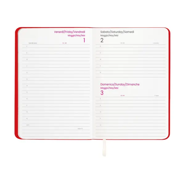 Agenda giornaliera copertina flessibile in PU termovirante - Immagine 17
