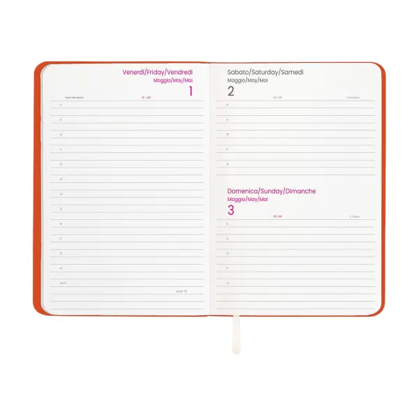 Agenda giornaliera copertina flessibile in PU termovirante - Immagine 8
