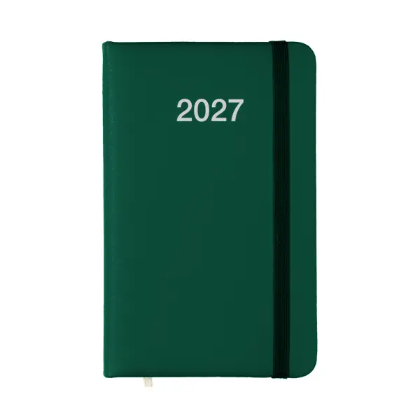 Agenda tascabile settimanale con copertina rigida in PU - Immagine 10