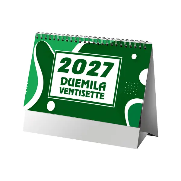Calendario da tavolo mensile bicolore 13 fogli - Immagine 4