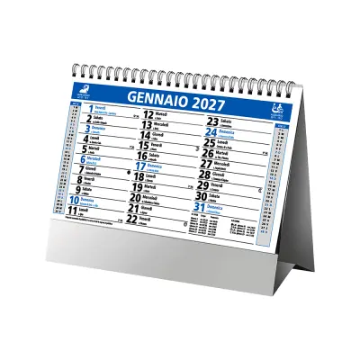 Calendario da tavolo mensile bicolore 13 fogli - Immagine 2