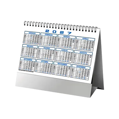 Calendario da tavolo mensile bicolore 13 fogli - Immagine 3