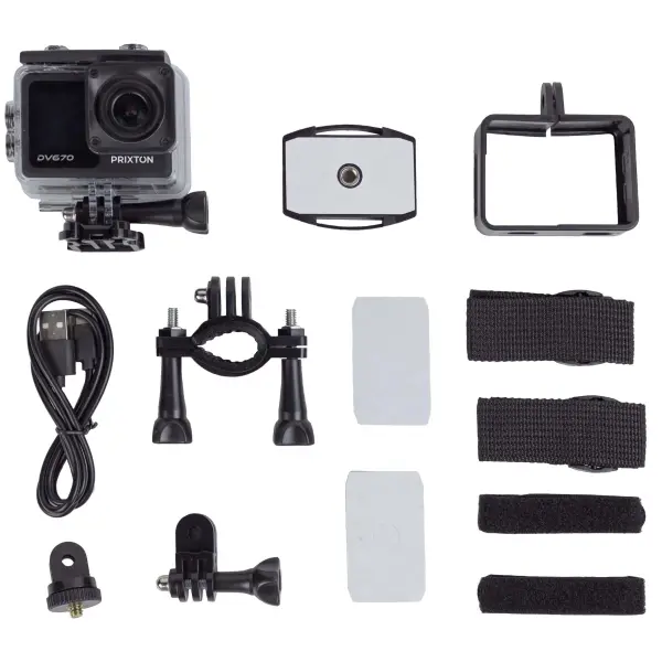 Action camera a doppio schermo da 4K Prixton DV670 - Immagine 5