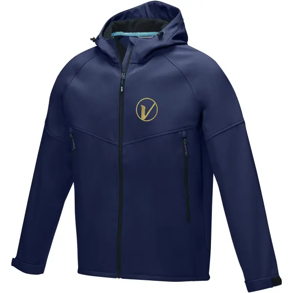 Giacca softshell uomo COLTAN in tessuto riciclato personalizzato GRS - Immagine 7