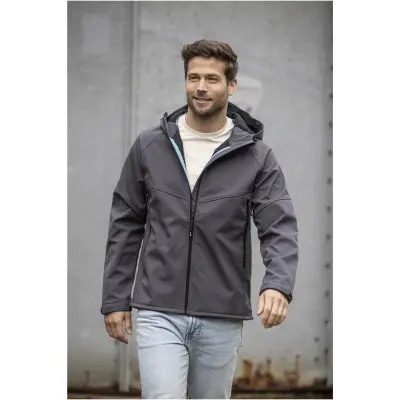 Giacca softshell uomo COLTAN in tessuto riciclato personalizzato GRS - Immagine 2