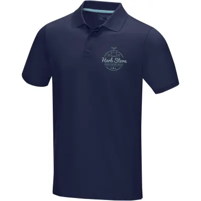 Polo organica GRAPHITE con stampa del tuo logo - Immagine 17