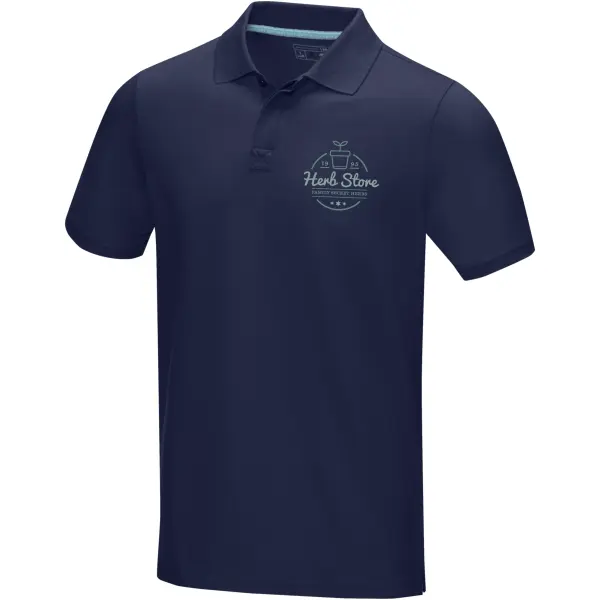 Polo organica GRAPHITE con stampa del tuo logo - Immagine 17