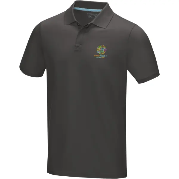 Polo organica GRAPHITE con stampa del tuo logo - Immagine 23