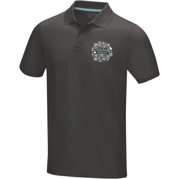Polo organica GRAPHITE con stampa del tuo logo - Immagine 22