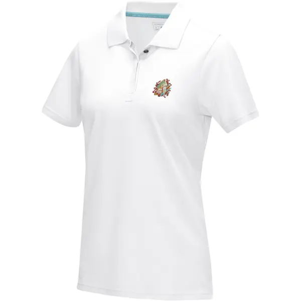 Polo donna GRAPHITE manica corta in cotone organico 180 g/m² - Immagine 8