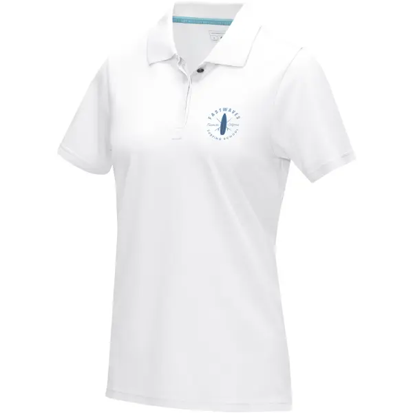 Polo donna GRAPHITE manica corta in cotone organico 180 g/m² - Immagine 7
