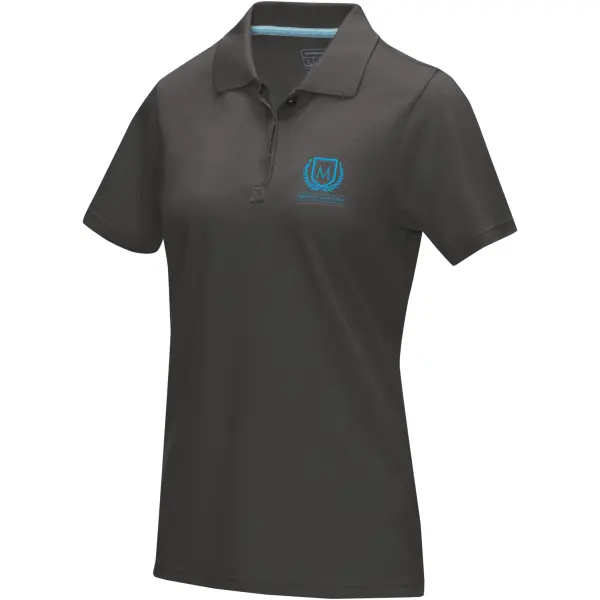 Polo donna GRAPHITE manica corta in cotone organico 180 g/m² - Immagine 22