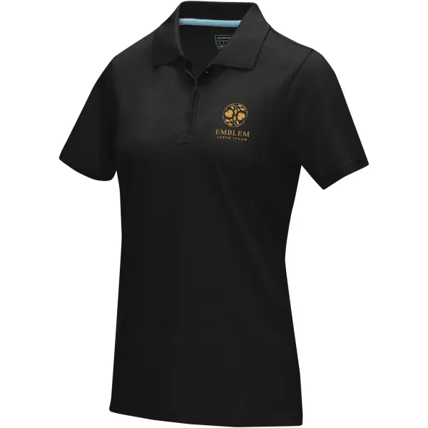 Polo donna GRAPHITE manica corta in cotone organico 180 g/m² - Immagine 27