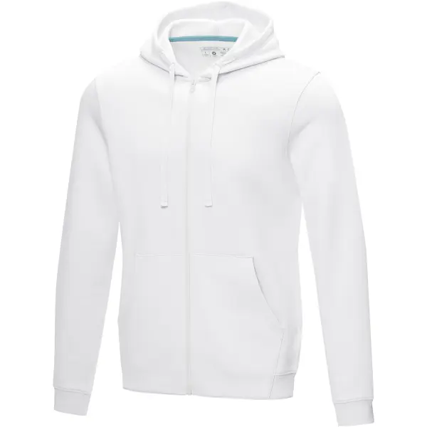 Felpa RUBY da uomo con cappuccio full zip tessuto organico - Immagine 4