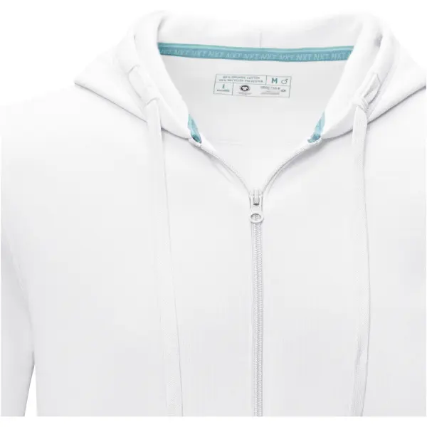 Felpa RUBY da uomo con cappuccio full zip tessuto organico - Immagine 8