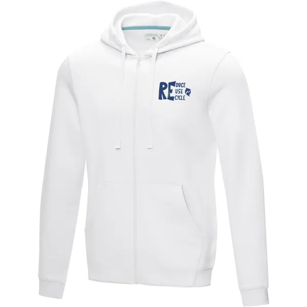 Felpa RUBY da uomo con cappuccio full zip tessuto organico - Immagine 7
