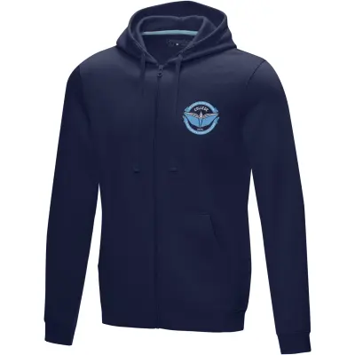 Felpa RUBY da uomo con cappuccio full zip tessuto organico - Immagine 12