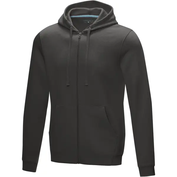 Felpa RUBY da uomo con cappuccio full zip tessuto organico - Immagine 14