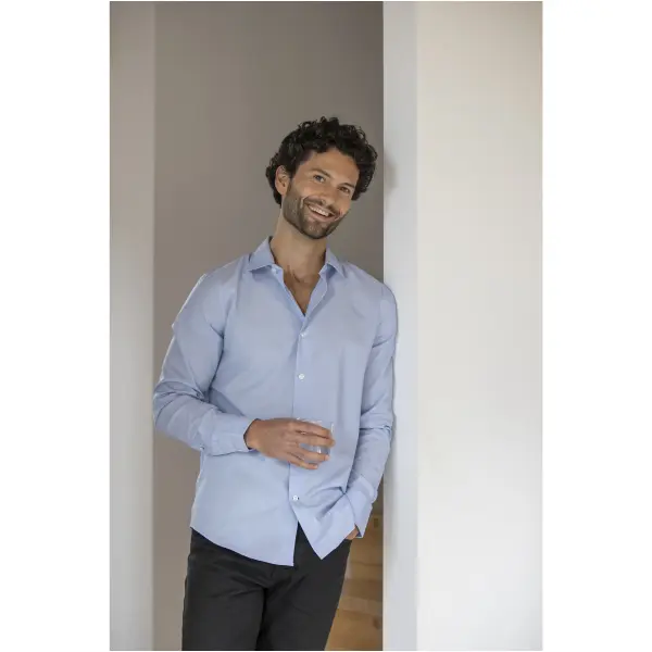 Camicia maniche lunghe da uomo Cuprite in cotone biologico - Immagine 2
