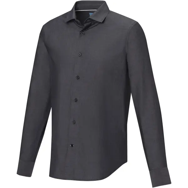 Camicia maniche lunghe da uomo Cuprite in cotone biologico - Immagine 9