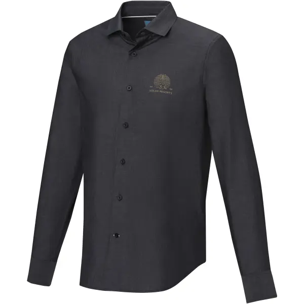 Camicia maniche lunghe da uomo Cuprite in cotone biologico - Immagine 13