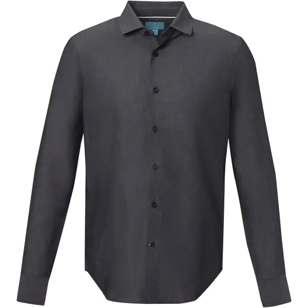 Camicia maniche lunghe da uomo Cuprite in cotone biologico - Immagine 10