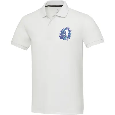 Polo unisex EMERALD AWARE™ in tessuto riciclato 200 g/m² promozionale - Immagine 7