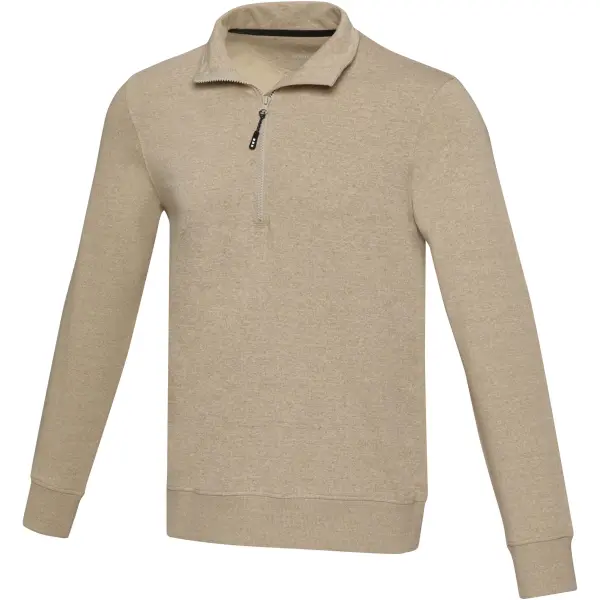 Maglione con cerniera a un quarto TIN AWARE in tessuto riciclato - Immagine 4