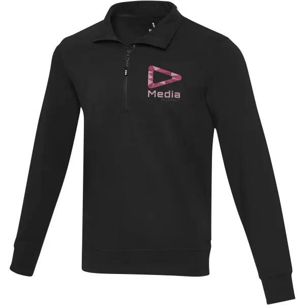 Maglione con cerniera a un quarto TIN AWARE in tessuto riciclato - Immagine 17