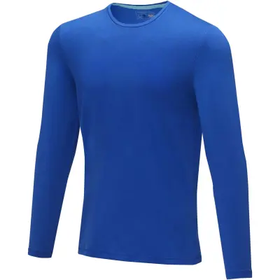 T-shirt Ponoka in tessuto organico manica lunga da uomo, 200 g/m² - Immagine 10