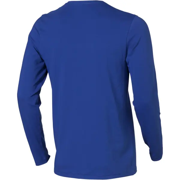T-shirt Ponoka in tessuto organico manica lunga da uomo, 200 g/m² - Immagine 11