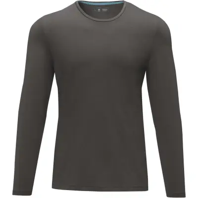 T-shirt Ponoka in tessuto organico manica lunga da uomo, 200 g/m² - Immagine 20