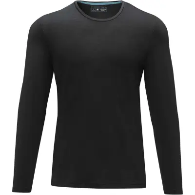 T-shirt Ponoka in tessuto organico manica lunga da uomo, 200 g/m² - Immagine 24