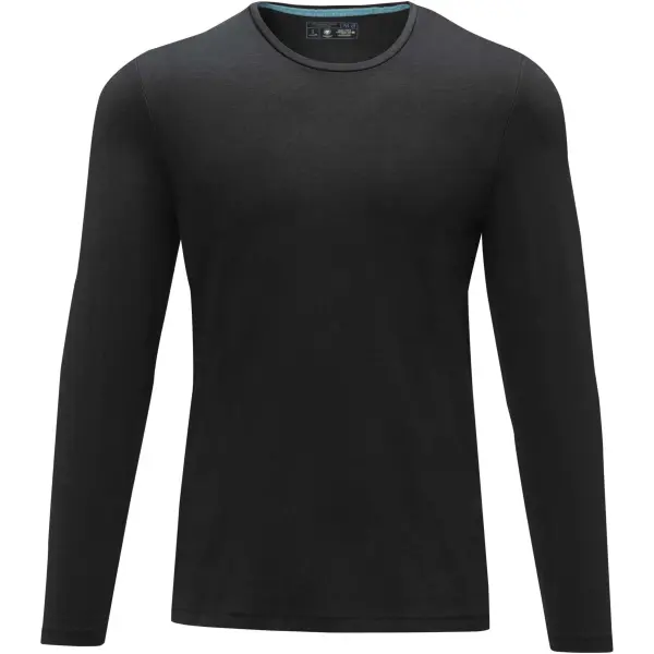 T-shirt Ponoka in tessuto organico manica lunga da uomo, 200 g/m² - Immagine 24