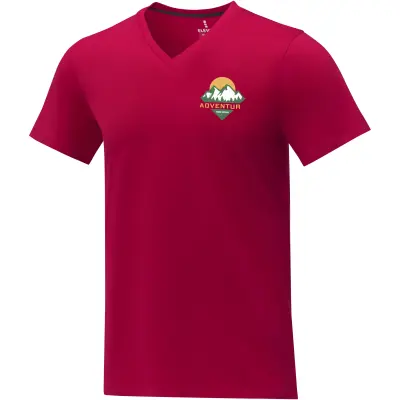 T-shirt SOMOTO da uomo con scollo a V, 160 g/m² personalizzabile - Immagine 10