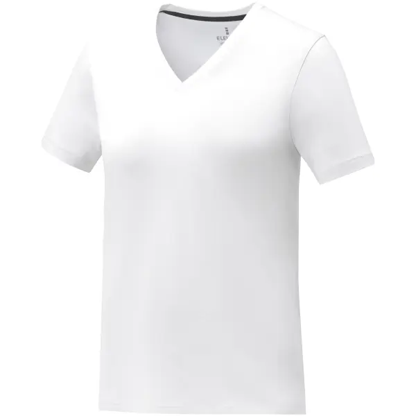 T-shirt SOMOTO donna con collo a V promozionale in cotone 160 g/m² - Immagine 3