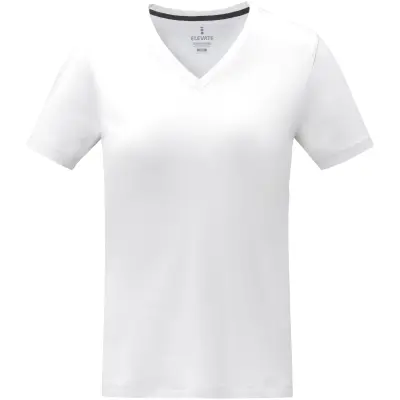 T-shirt SOMOTO donna con collo a V promozionale in cotone 160 g/m² - Immagine 4