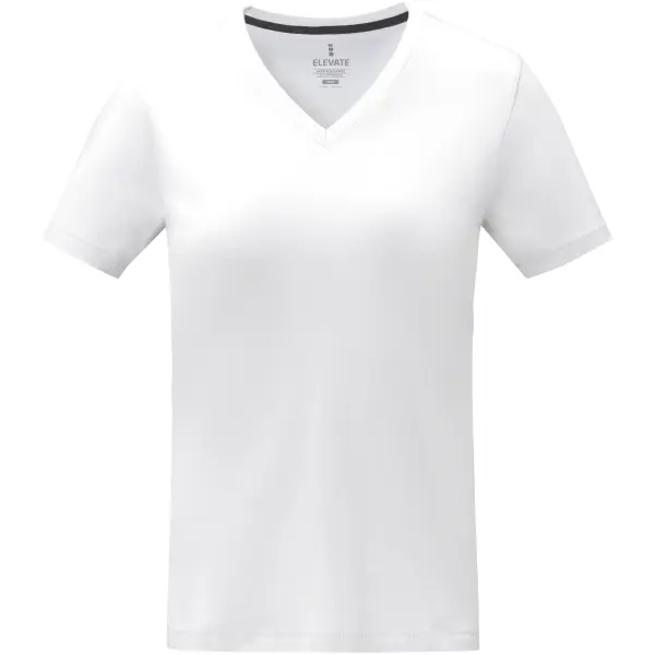 T-shirt SOMOTO donna con collo a V promozionale in cotone 160 g/m² - Immagine 4