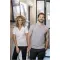 T-shirt SOMOTO donna con collo a V promozionale in cotone 160 g/m² - Anteprima 2