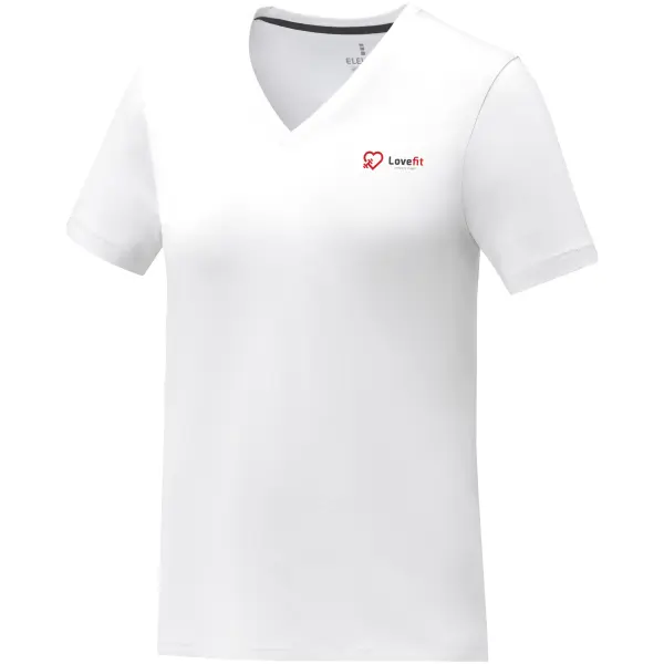 T-shirt SOMOTO donna con collo a V promozionale in cotone 160 g/m² - Immagine 6
