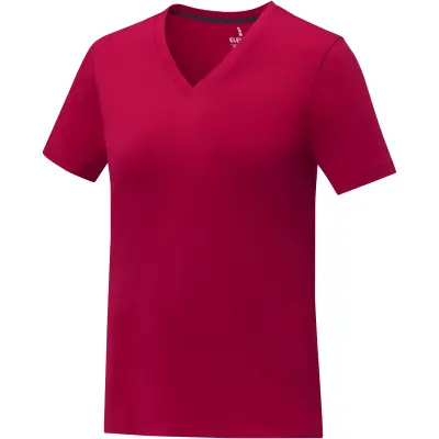 T-shirt SOMOTO donna con collo a V promozionale in cotone 160 g/m² - Immagine 7