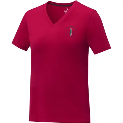 T-shirt SOMOTO donna con collo a V promozionale in cotone 160 g/m² - Immagine 10