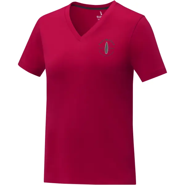 T-shirt SOMOTO donna con collo a V promozionale in cotone 160 g/m² - Immagine 10
