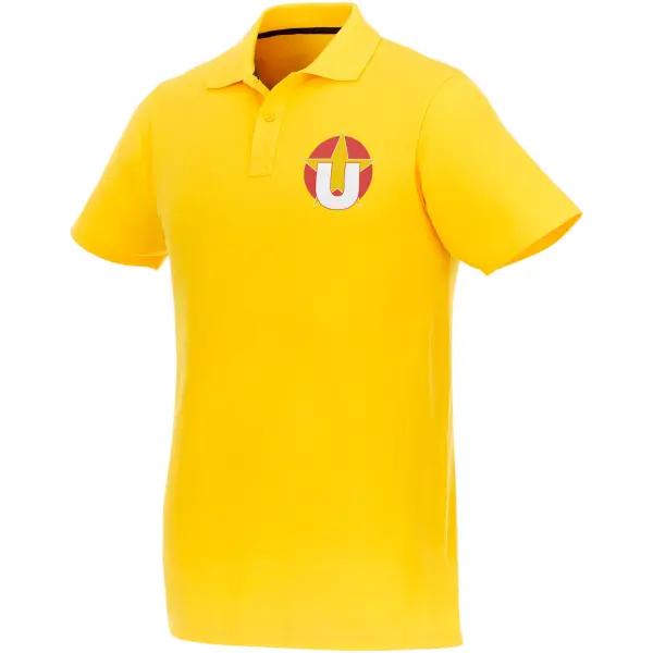 Polo da uomo HELIOS 180 g/m² con stampa logo - Immagine 12