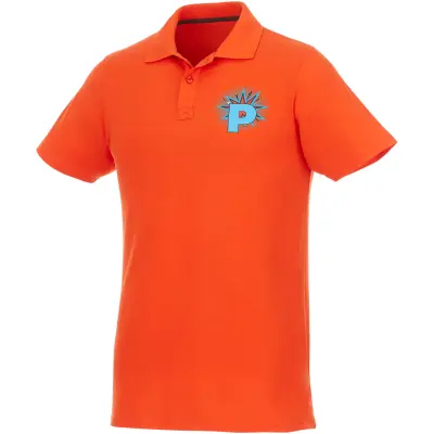 Polo da uomo HELIOS 180 g/m² con stampa logo - Immagine 37